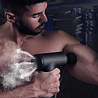 Портативний масажер для тіла + 4 насадки, від USB, KH-320 + Подарунок Набір резинок для фітнесу 5в1, фото 6