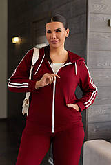 Жіночий стильний спортивний костюм з якісної тканини Розміри 50 - 60