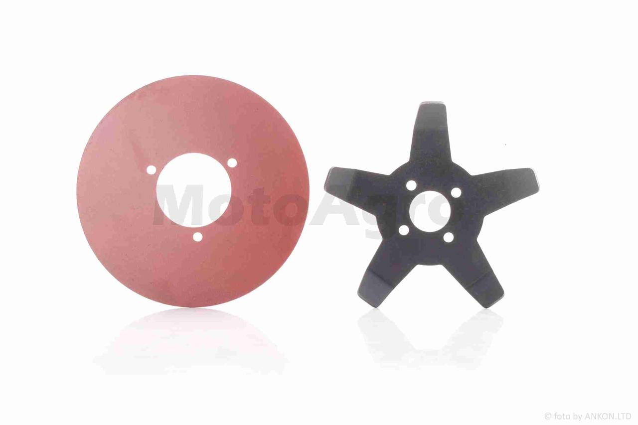 Ніж коси 5T D144 d25.4 для пропалювання та розпушування ґрунту захист металу, фото 1