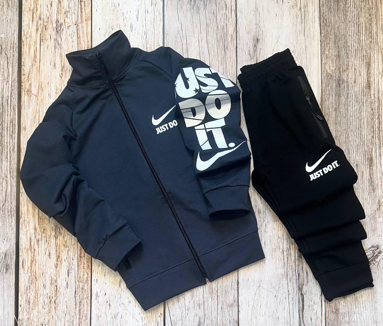 Підлітковий спортивний костюм дитячий Nike Just Do It для хлопчиків і дівчат найк синій, фото 1