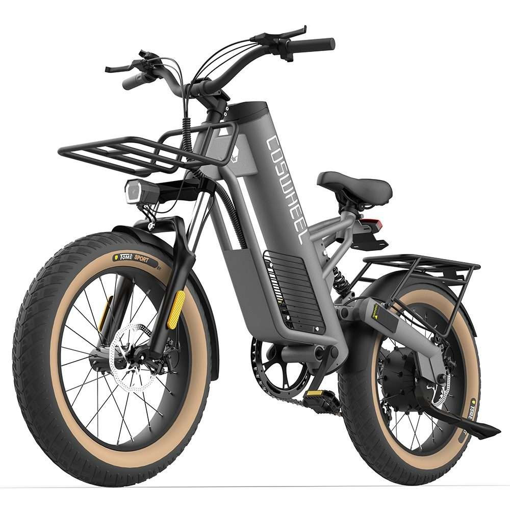 Електрофетбайк COSWHEEL M20 MINI 750W-48V-15Ah 18650 Li-ion Battery шини 20"/20" купити дешево в Україні
