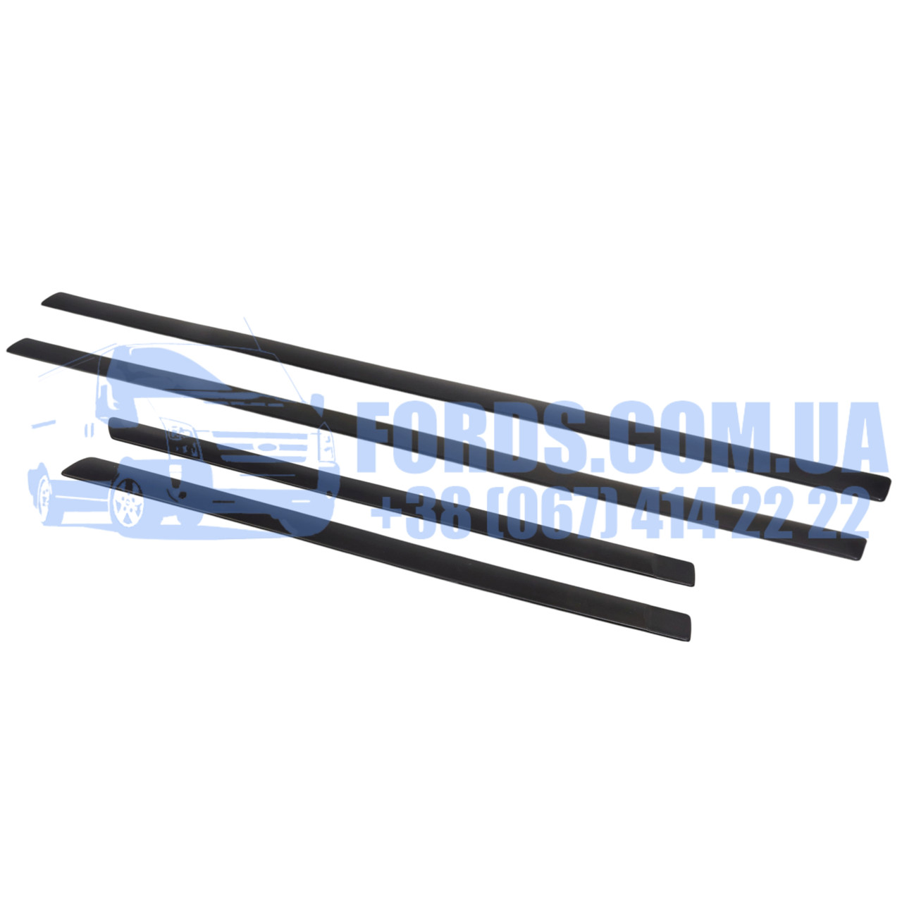 Молдинг дверей комплект FORD FOCUS/C-MAX 2003-2011 CABU