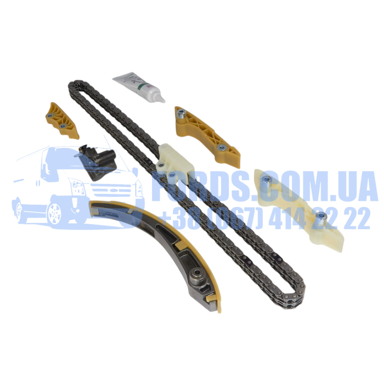 Ланцюг ГРМ комплект FORD TRANSIT 2000-2006 (2.4TDCI 120PS) INA