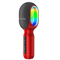 Мікрофон для караоке Promate VocalMic Bluetooth LED Red (vocalmic.red) ( Червоний ) DS