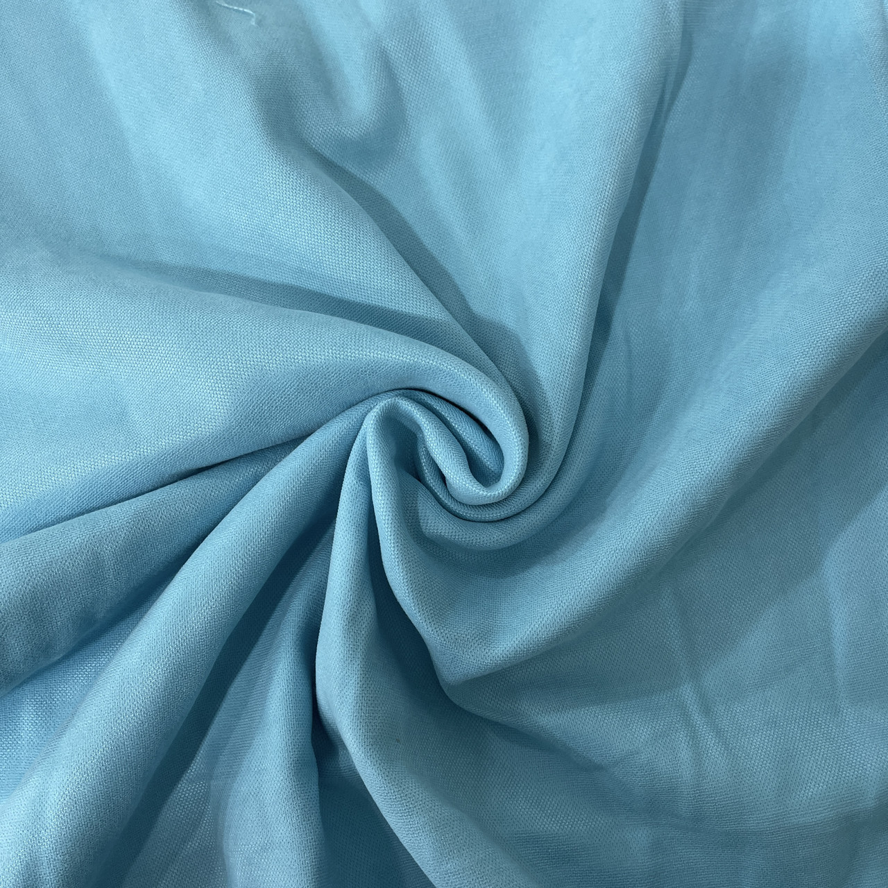 Шторна тканина мікровелюр на метраж, колір блакитний, висота 3м (Petek-351), фото 1