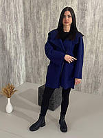 Жіноче Oversize пальто з капюшоном