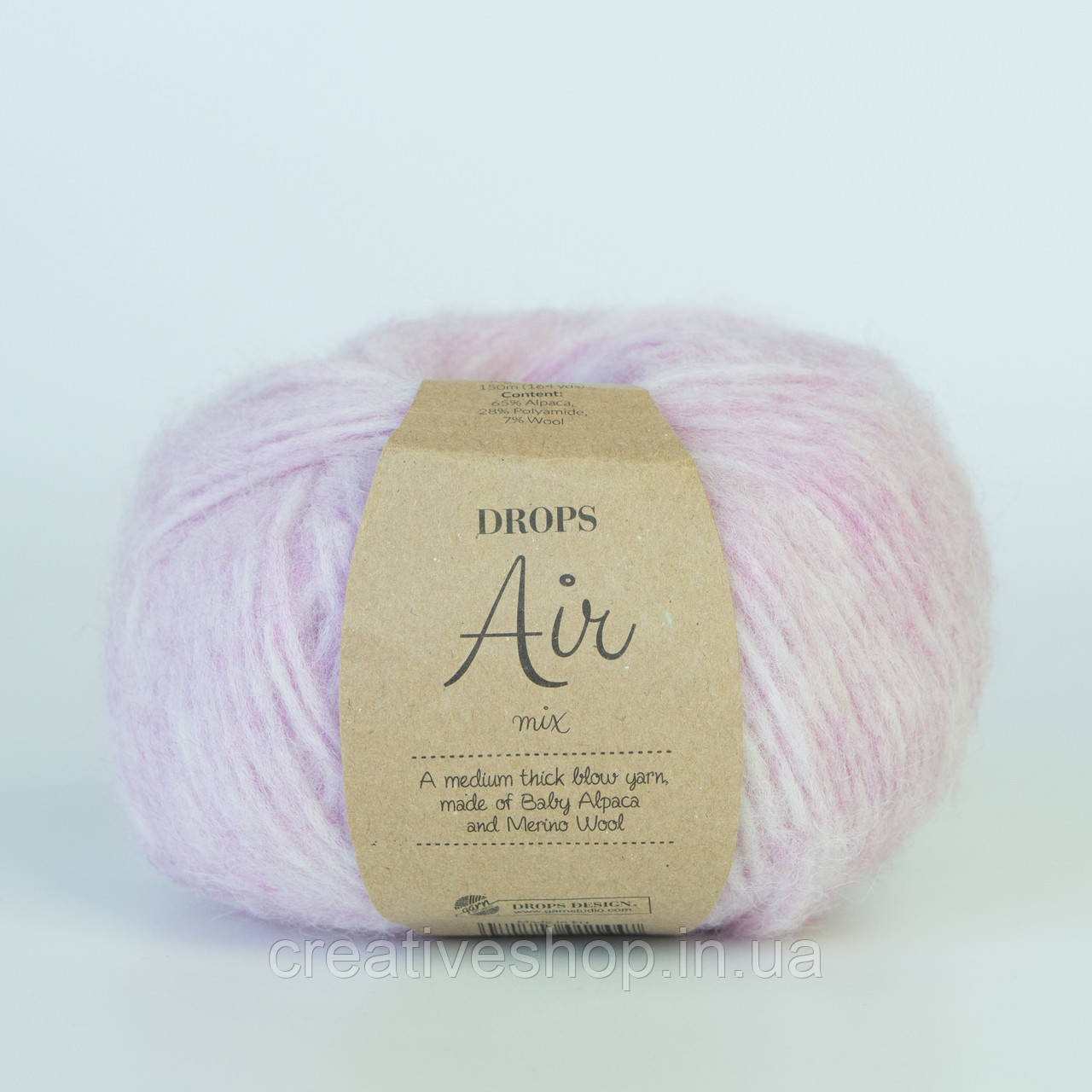Пряжа Drops Air Mix (колір 08 light pink)