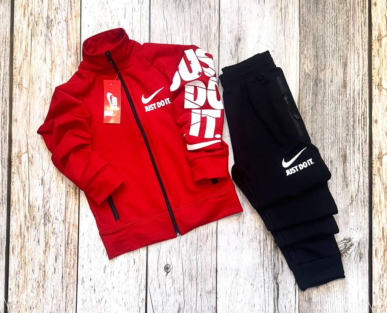 Дитячий спортивний костюм для хлопчиків і дівчат Nike Just Do It підлітковий найк червоний