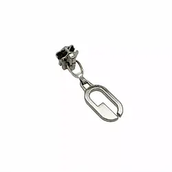 Бігунок для тракторної блискавки тип 5 нікель (Підвіс №316)