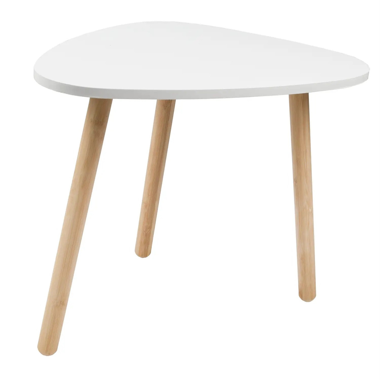 Столик бамбуковий трикутний, фото 1