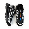 Чоловічі кросівки Salomon XT-6 black grey LAB взуття Саломон сірі з чорним текстиль весна осінь, фото 4