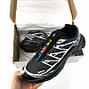 Чоловічі кросівки Salomon XT-6 black grey LAB взуття Саломон сірі з чорним текстиль весна осінь, фото 3