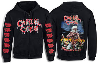 Толстовка на змійці Cannibal Corpse - Eaten Back To Life, фото 1