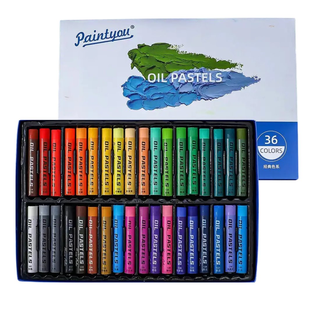 Набір пастелі 36 кольорів, м'яка пастель для малювання, живопису, художній набір пастелі, фото 1