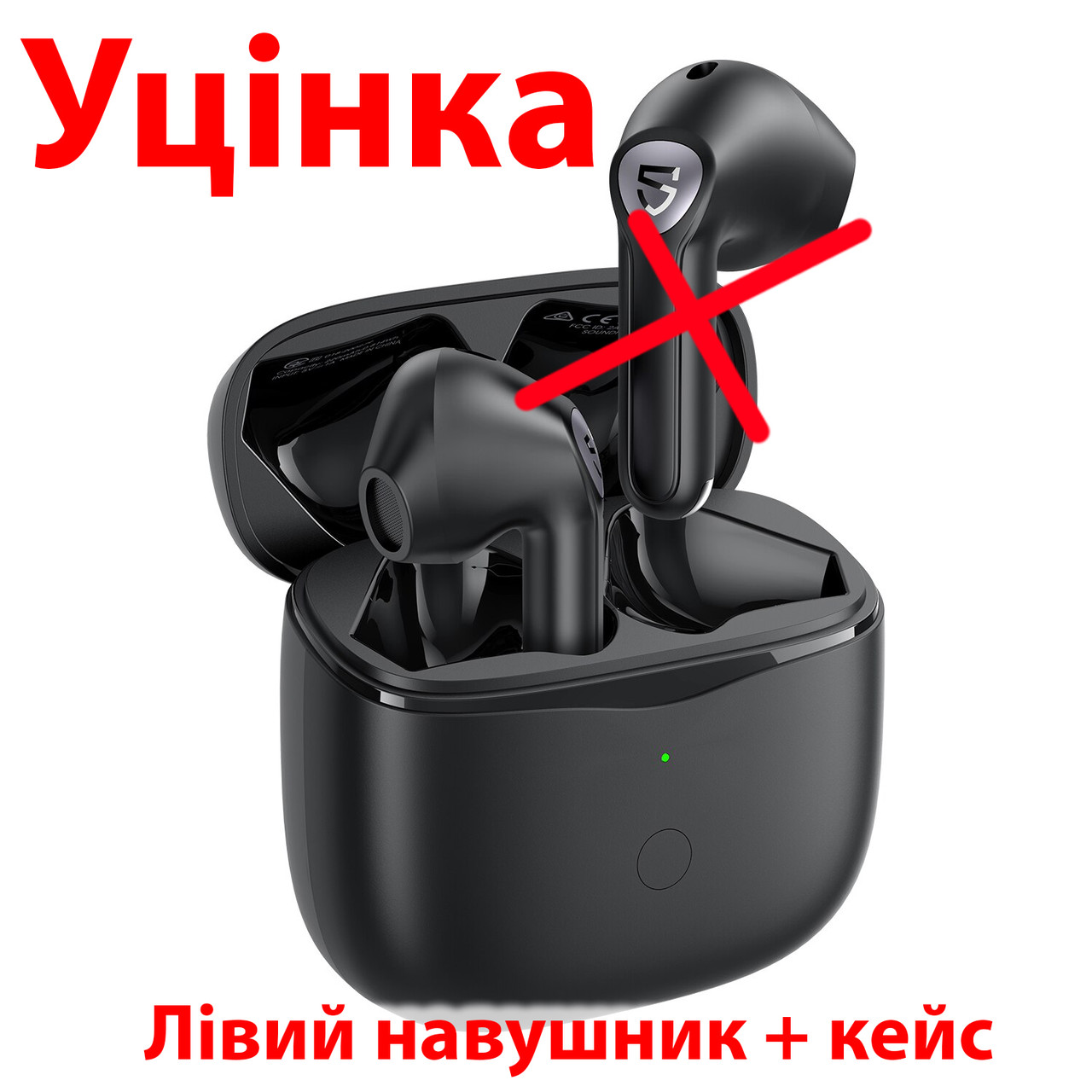Уцінка* Навушники SoundPEATS Air3 Pro black *Лівий навушник + кейс