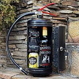 Вогнегасник бар, чорний, Саша не бухає Саша відпочиває, подарунок хлопцю, батькові, пожежнику, фото 2