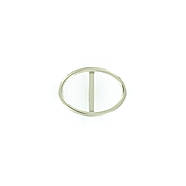 Пряжка накладна IDAM 30 мм Нікель, фото 2