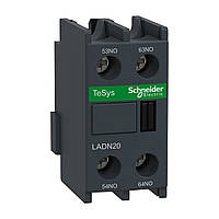 Додаткові контакти фронтальні Schneider Electric TeSys 2NO (LADN20)