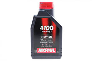 Motul 4100 SYN-NERGY SAE 15W50 1л (386301/113161) Олива моторна Technosynthese для автомобілів