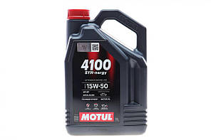 Motul 4100 SYN-NERGY SAE 15W50 5л (386306/113163) Олива моторна Technosynthese для автомобілів