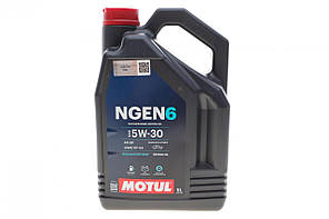 Motul NGEN 6 SAE 5W30 5л (839851/113112) Олива моторна синтетична для автомобілів