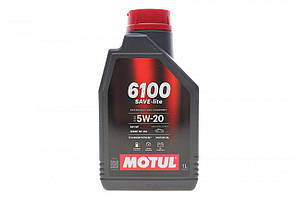 Motul 6100 SAVE-LITE SAE 5W20 1л (842111/113137) Олива моторна Technosynthese для автомобілів