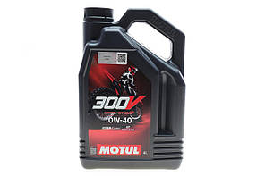 Motul 300V 4T FACTORY LINE OFF ROAD SAE 10W40 4л (847641/112559) Олива для 4-х тактних двигунів 100% синтетична естерова