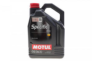 Motul SPECIFIC 2010 SAE 0W20 5л (867651/112791) Олива моторна 100% синтетична для автомобілів