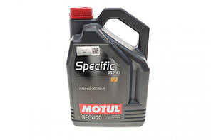 Motul SPECIFIC 952-A1 SAE 0W20 5л (867851/111224) Олива моторна 100% синтетична для автомобілів FORD WSS-M2C952-A1