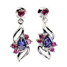 Іоліт сережки