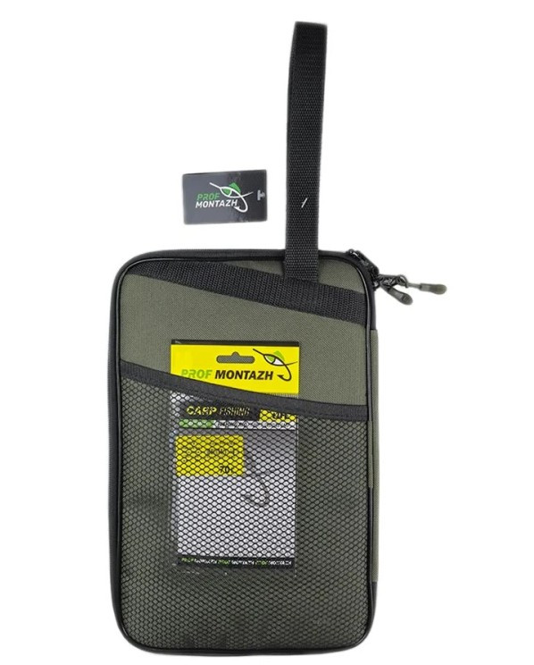 Поводочниця Проф Монтаж з прозорим верхом Rig Spool EVA 12шт (31х21х2см) (корпова, фідерна),AMN122665, фото 1