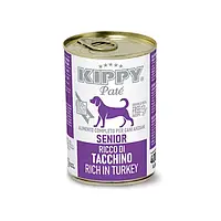 Вологий корм KIPPY Senior Rich in Turkey паштет з індичкою для літніх собак 400 г