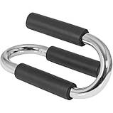 Упори для віджимань S-подібні Push Up Bar, металеві (2 шт)., фото 2