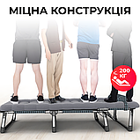 Розкладне ліжко шезлонг WCG FBS-01 + матрац, фото 5