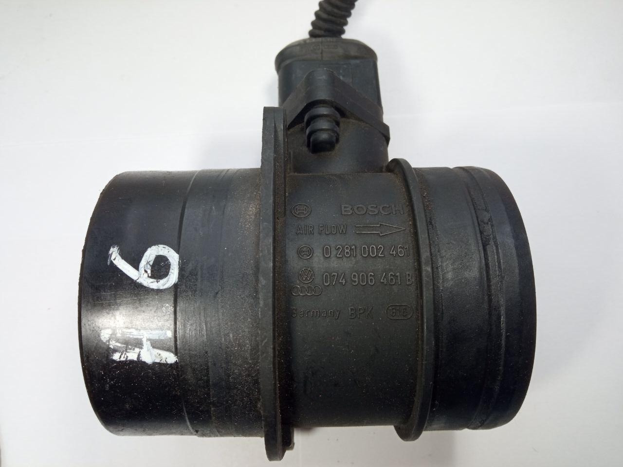 Витратомір повітря Bosch 0 281 002 461 Volkswagen / Audi 074 906 461B A.6