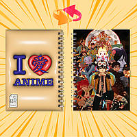 Блокнот на пружині в клітинку 48 арк. Blue Exorcist / Блакитний Екзорцист 009