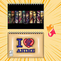 Блокнот на пружині в клітинку 48 арк. Blue Exorcist / Блакитний Екзорцист 015