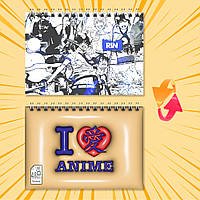 Блокнот на пружині в клітинку 48 арк. Blue Exorcist / Блакитний Екзорцист 018