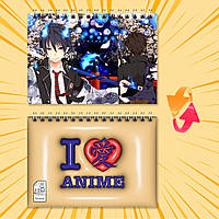 Блокнот на пружині в клітинку 48 арк. Blue Exorcist / Блакитний Екзорцист 019