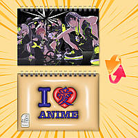 Блокнот на пружині в клітинку 48 арк. Blue Exorcist / Блакитний Екзорцист 020