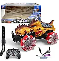 Машинка Джип Монстер трак на радіокеруванні, джип на пульт управління, пульт+браслет, трюковий всюдихід, машина динозавр