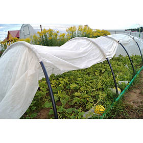 Парник 8 м. "Пролісок" з агроволокна на дугах для дачі 8 м Щільність 42г/м2 Парник городній для розсади