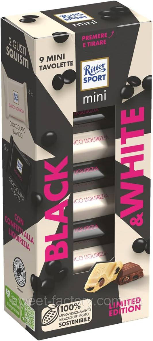Шоколад Ritter Sport Mini Black & White 9s 150g