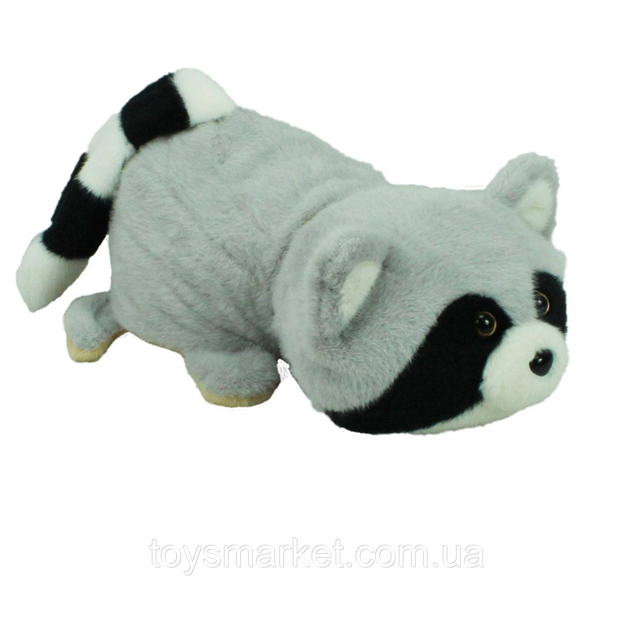 М’яка іграшка, 2-в-1, Єнот-Котик, перевертень, 31 см,