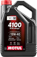 Motul 4100 SYN-NERGY SAE 15W40 4л (386507/113150) Олива моторна Technosynthese для автомобілів