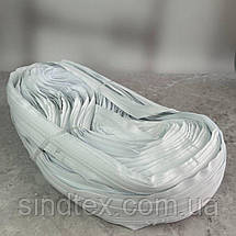 Рулонна блискавка типу спіраль T-3 - Білий (Китай), фото 4