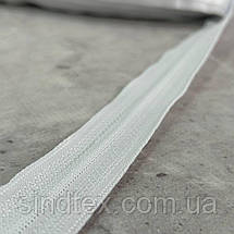 Рулонна блискавка типу спіраль T-3 - Білий (Китай), фото 5