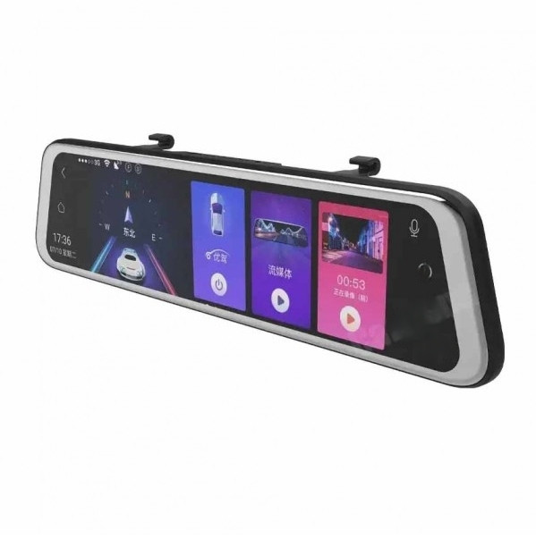 Дзеркало з відеореєстратором L1055 12'' (2 камери) touch AHD, фото 1