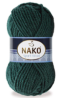 Пряжа Sport Wool-1873 темно-зелений