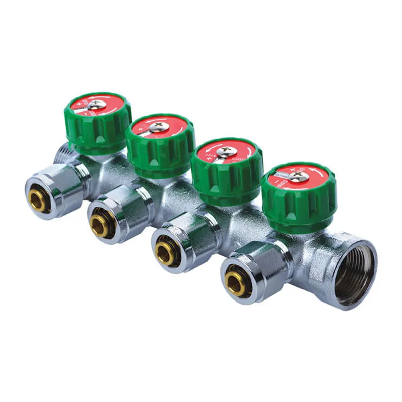 Колектор вентильний із фітингом Koer KR.1122-4 1"x4 ways (KR2655)